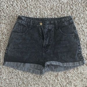 denim shorts